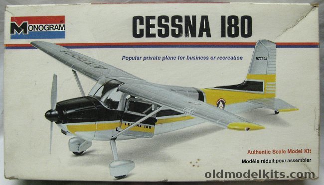 Monogram 1/41 Cessna 180 - White Box Issue, 6825 plastic model kit